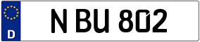 Truck License Plate